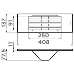 Подставка-сушка для посуды Omoikiri FG-01 PRO BL Matt