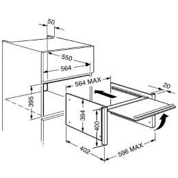 Дверца для микроволновой печи Smeg PMO800C-8