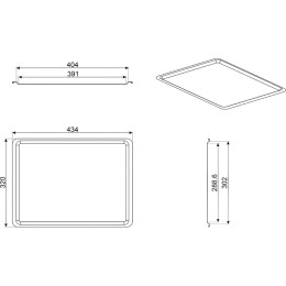 Противень Smeg BNP608T