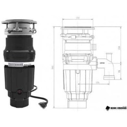 Измельчитель пищевых отходов Bone Crusher BC 610 Econom