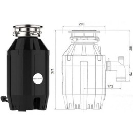 Измельчитель пищевых отходов Bone Crusher BC 910 DeLux