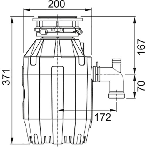 Измельчитель пищевых отходов Franke TE-75