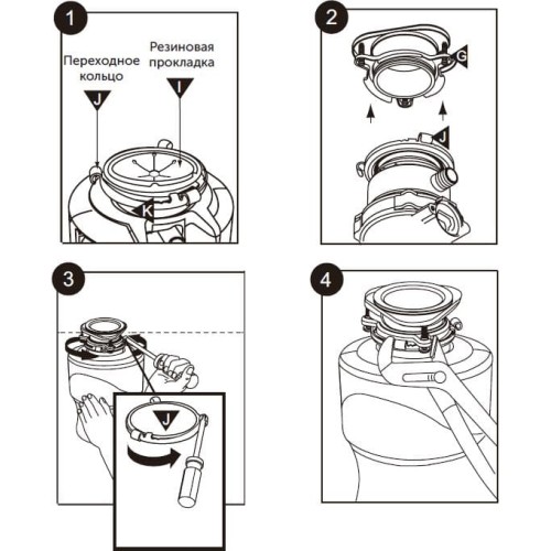 Измельчитель пищевых отходов Haier HDM-1155S