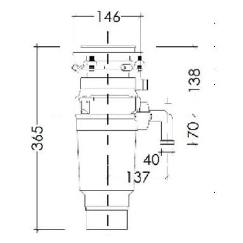 Измельчитель отходов Kuppersberg WSS 550 B