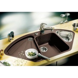 Мойка Blanco Delta-F темная скала