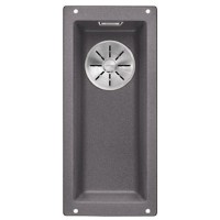 Мойка Blanco SUBLINE 160-U SILGRANIT отводная арматура InFino® темная скала