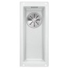 Мойка Blanco SUBLINE 160-U SILGRANIT отводная арматура InFino® белый