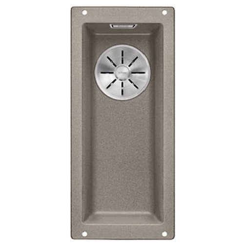 Мойка Blanco SUBLINE 160-U SILGRANIT отводная арматура InFino® серый беж