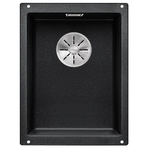 Мойка Blanco SUBLINE 320-U SILGRANIT отводная арматура InFino® антрацит