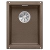 Мойка Blanco SUBLINE 320-U SILGRANIT отводная арматура InFino® мускат