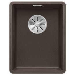 Мойка Blanco SUBLINE 320-F отводная арматура InFino® кофе