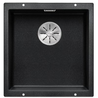 Мойка Blanco SUBLINE 400-U SILGRANIT отводная арматура InFino® антрацит