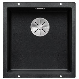Мойка Blanco SUBLINE 400-U SILGRANIT отводная арматура InFino® антрацит
