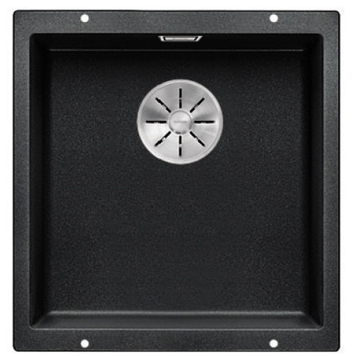 Мойка Blanco SUBLINE 400-U SILGRANIT отводная арматура InFino® антрацит