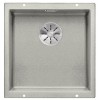 Мойка Blanco SUBLINE 400-U SILGRANIT отводная арматура InFino® алюметаллик