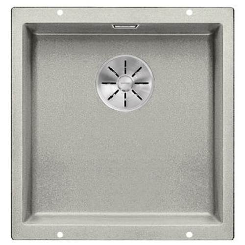 Мойка Blanco SUBLINE 400-U SILGRANIT отводная арматура InFino® алюметаллик
