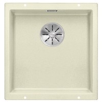 Мойка Blanco SUBLINE 400-U SILGRANIT отводная арматура InFino® жасмин