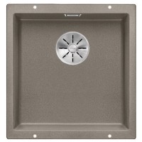Мойка Blanco SUBLINE 400-U SILGRANIT отводная арматура InFino® серый беж