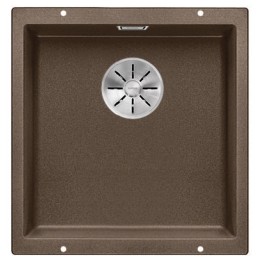 Мойка Blanco SUBLINE 400-U SILGRANIT отводная арматура InFino® мускат