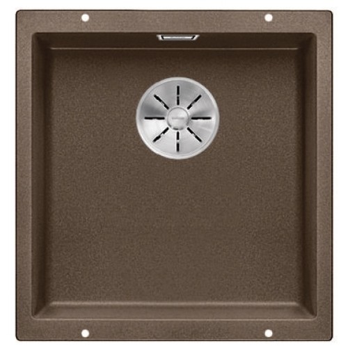 Мойка Blanco SUBLINE 400-U SILGRANIT отводная арматура InFino® мускат