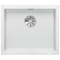 Мойка Blanco SUBLINE 500-U SILGRANIT отводная арматура InFino® белый