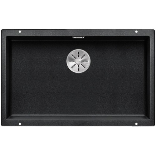 Мойка Blanco SUBLINE 700-U SILGRANIT отводная арматура InFino® антрацит
