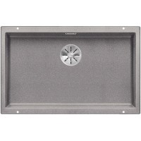 Мойка Blanco SUBLINE 700-U SILGRANIT отводная арматура InFino® алюметаллик