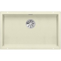 Мойка Blanco SUBLINE 700-U SILGRANIT отводная арматура InFino® жасмин