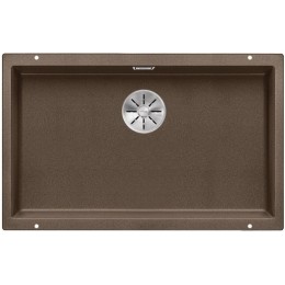 Мойка Blanco SUBLINE 700-U SILGRANIT отводная арматура InFino® мускат