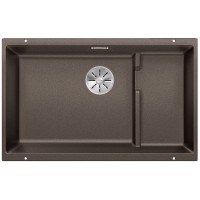 Мойка Blanco SUBLINE 700-U Level SILGRANIT отводная арматура InFino® кофе