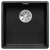 Мойка Blanco SUBLINE 400-F отводная арматура InFino® антрацит