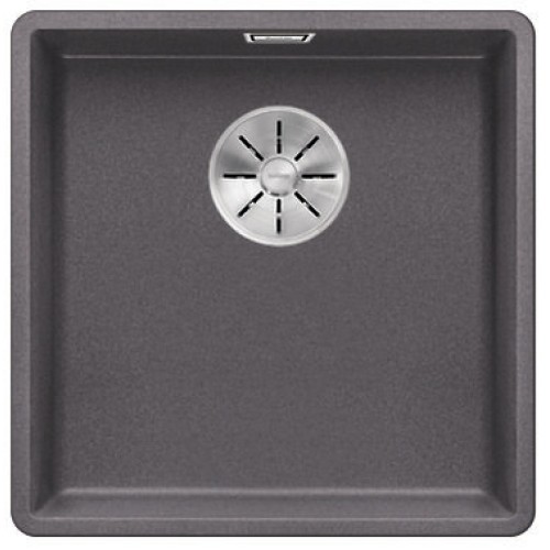 Мойка Blanco SUBLINE 400-F отводная арматура InFino® темная скала