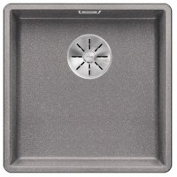 Мойка Blanco SUBLINE 400-F отводная арматура InFino® алюметаллик