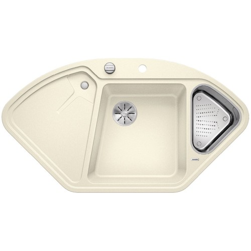 Мойка Blanco DELTA II-F SILGRANIT клапан-автомат InFino® жасмин