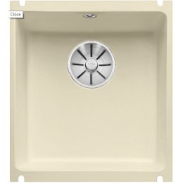 Мойка Blanco SUBLINE 375-U керамика отводная арматура InFino® жасмин