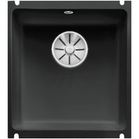 Мойка Blanco SUBLINE 375-U керамика отводная арматура InFino® черный Мойка Blanco SUBLINE 375-U керамика отводная арматура InFino® черный