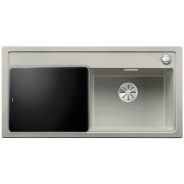 Мойка Blanco ZENAR XL 6 S чаша справа, доска стекло клапан-автомат InFino® жемчужный