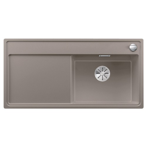 Мойка Blanco ZENAR XL 6 S чаша справа, доска стекло клапан-автомат InFino® серый беж