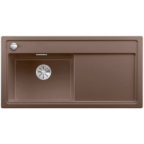 Мойка Blanco ZENAR XL 6 S чаша слева, доска стекло клапан-автомат InFino® мускат