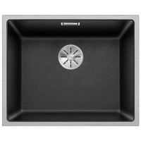 Мойка Blanco SUBLINE 500-IF отводная арматура InFino® антрацит