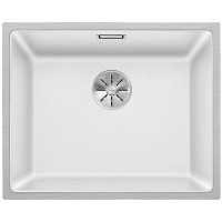 Мойка Blanco SUBLINE 500-IF отводная арматура InFino® белый