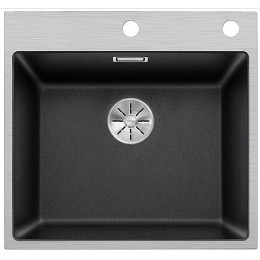 Мойка Blanco SUBLINE 500-IF/A клапан-автомат InFino® антрацит
