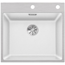 Мойка Blanco SUBLINE 500-IF/A клапан-автомат InFino® белый