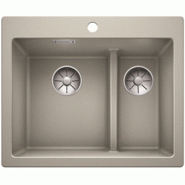 Мойка Blanco PLEON 6 Split SILGRANIT PuraDur жемчужный