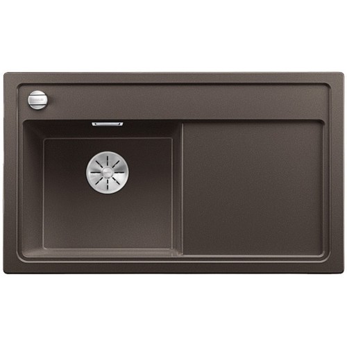 Мойка Blanco ZENAR 45S чаша слева клапан-автомат InFino кофе