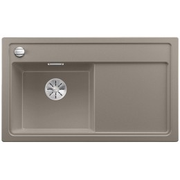 Мойка Blanco ZENAR 45S чаша слева клапан-автомат InFino серый беж