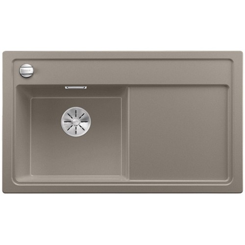 Мойка Blanco ZENAR 45S чаша слева клапан-автомат InFino серый беж