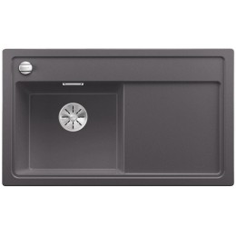 Мойка Blanco ZENAR 45S чаша слева клапан-автомат InFino темная скала