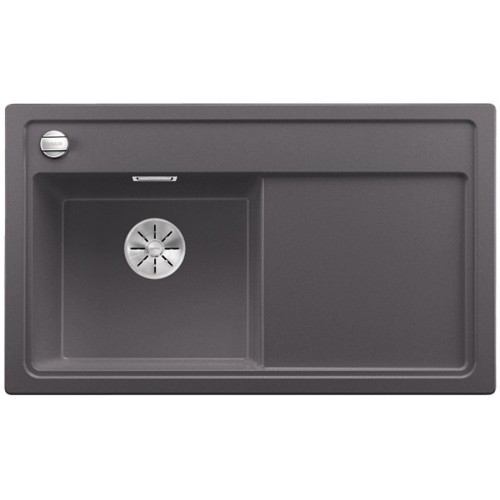 Мойка Blanco ZENAR 45S чаша слева клапан-автомат InFino темная скала