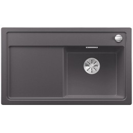 Мойка Blanco ZENAR 45S чаша справа клапан-автомат InFino темная скала